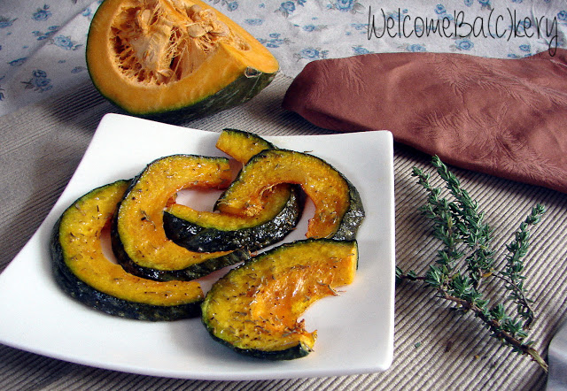 Zucca arrosto al miele e timo