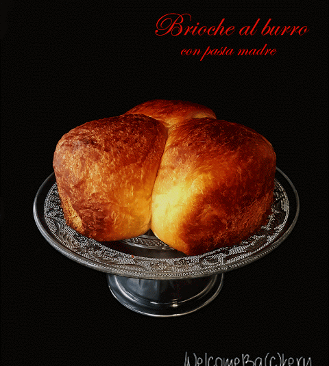 Brioche al burro a lievitazione naturale