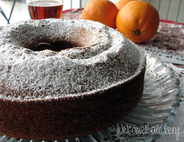 Ciambella all’ arancia e birra rossa