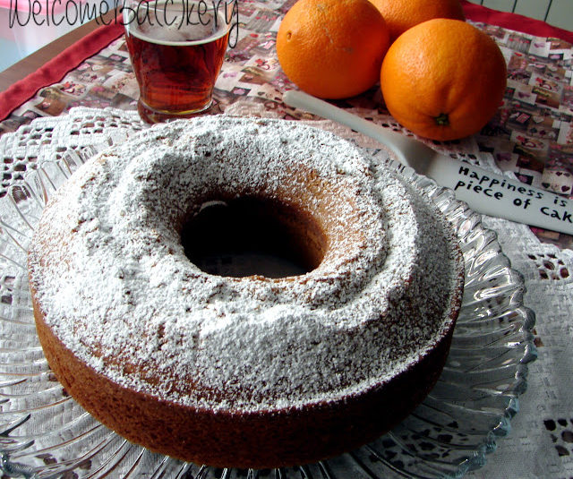 Ciambella all’arancia e birra rossa