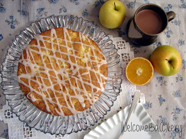 Torta di mele e arancia