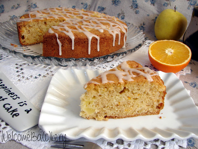 Torta di mele e arancia