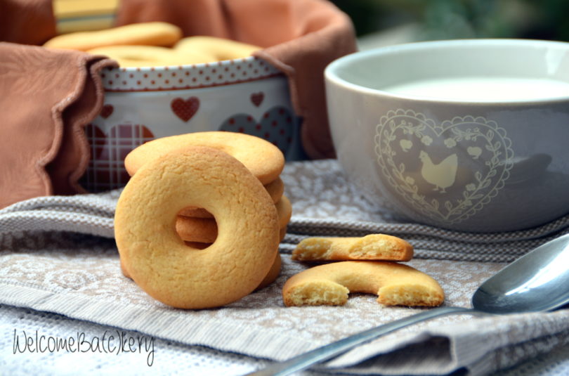 Milk cream shortbread