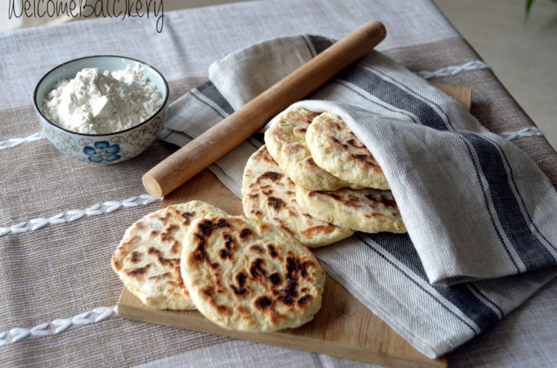 Quick little flat-breads with Philadelphia