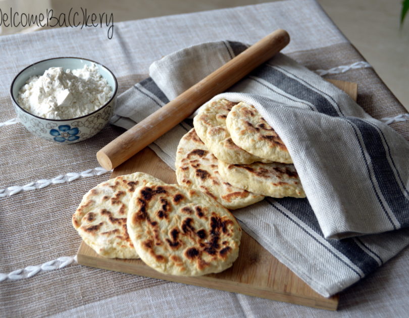 Quick little flat-breads with Philadelphia