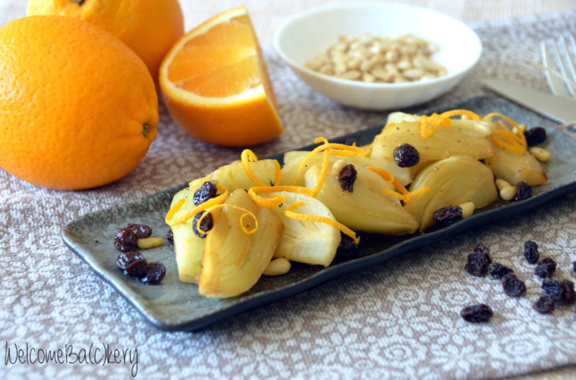 Sweet and sour fennels, with orange