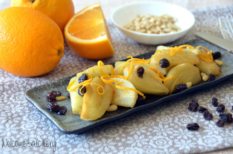 Sweet and sour fennels, with orange