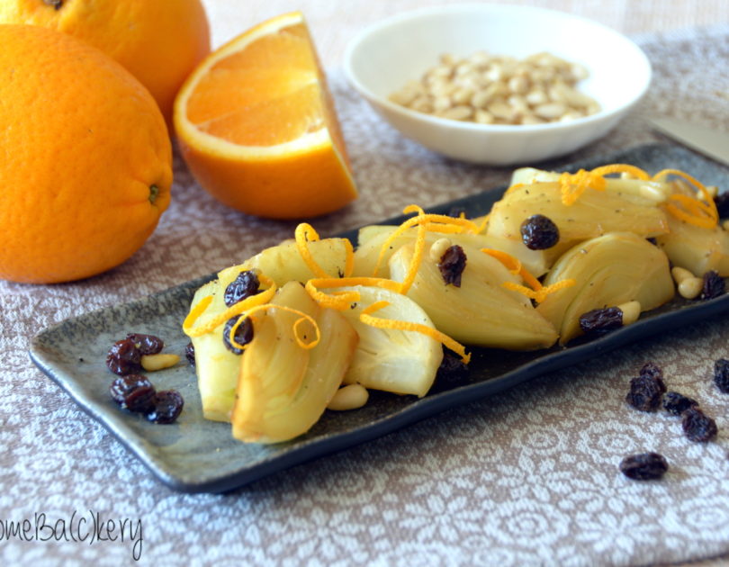 Sweet and sour fennels, with orange