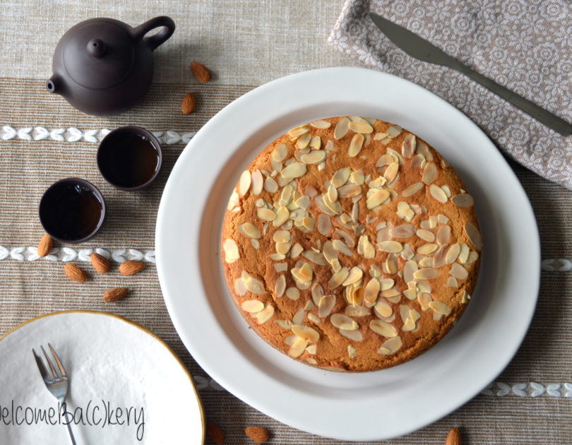 Torta integrale alle mandorle