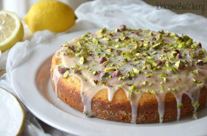 Torta al lemon curd e pistacchi