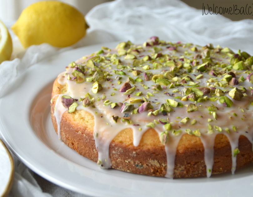 Torta al lemon curd e pistacchi