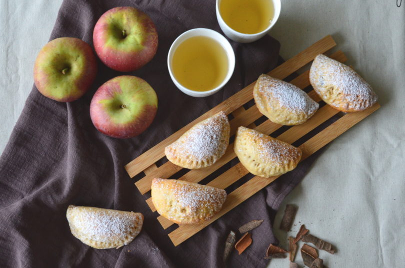 Apple dumplings with ricotta cheese